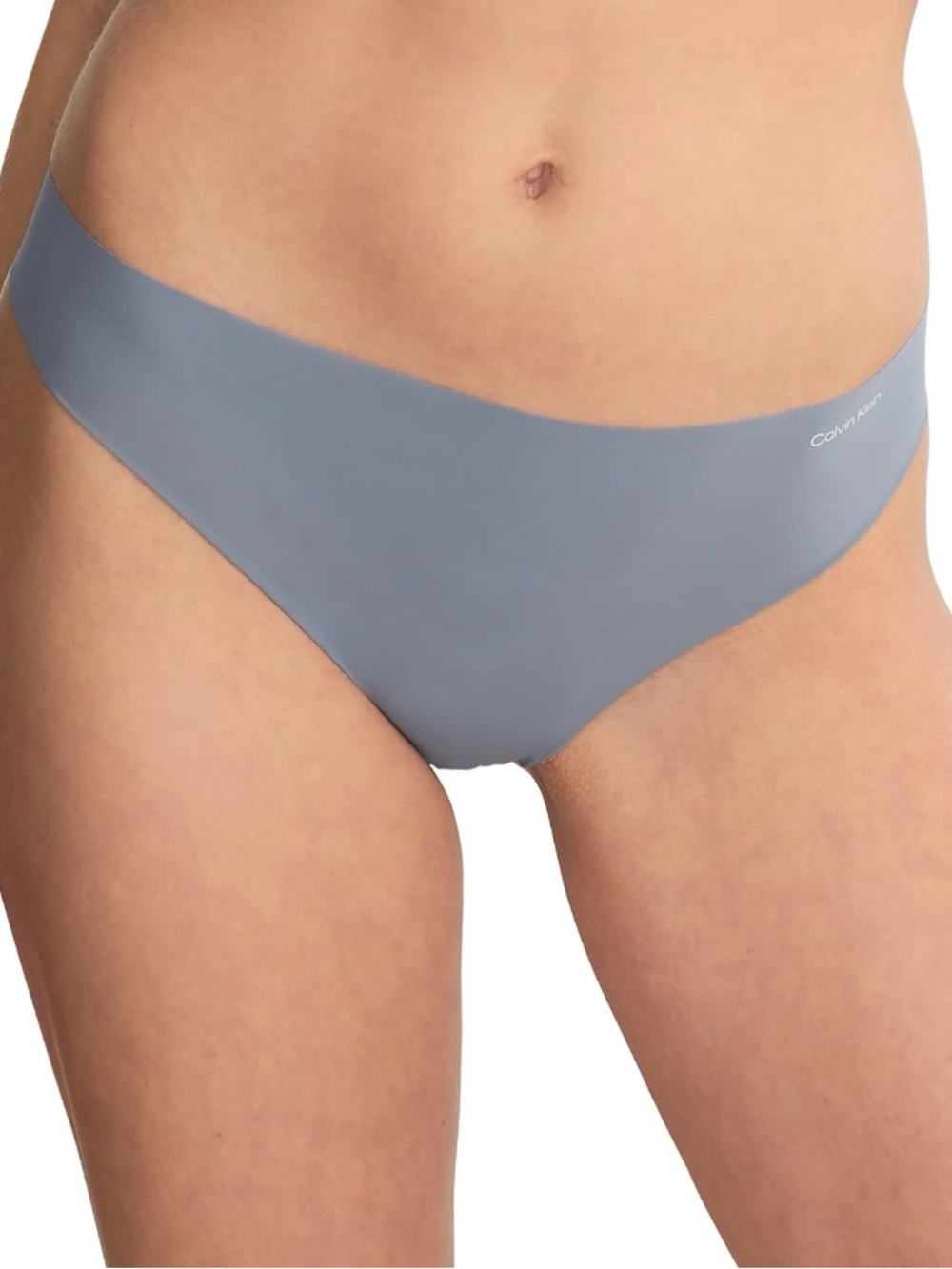 Calvin Klein Women's Invisibles Thong Underwear D3428 - Flint Stone Size XL